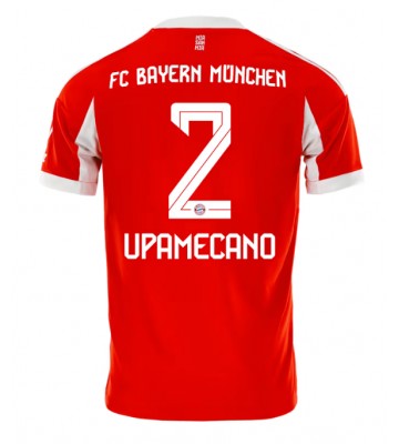 Bayern Munich Dayot Upamecano #2 Hjemmebanetrøje 2025-26 Kortærmet